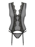 Gorset Obsessive Meshlove Corset S-XL Obsessive