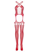 Bodystocking Obsessive G313 Red S-L Obsessive