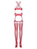 Bodystocking Obsessive G313 Red S-L Obsessive