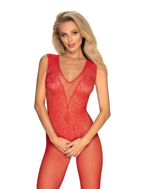 Bodystocking Obsessive N112 Red S-2XL Obsessive