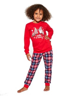 Piżama Cornette Kids Girl 594/147 Gnomes dł/r Christmas 98-128 Cornette