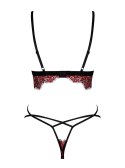 Komplet Obsessive Redessia Top & Thong S-XL Obsessive