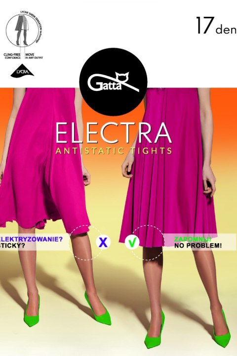 Rajstopy Gatta Electra 17 den 5-XL Gatta