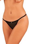 Stringi Obsessive Celia Noir Crotchless Thong XS-2XL Obsessive