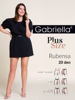 Rajstopy Gabriella 161 Rubensa Plus Size 20 den 7-3XL Gabriella