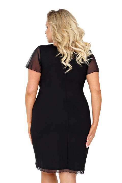 Ivana czarna plus size - koszulka nocna Ivana czarna plus size - koszulka nocna