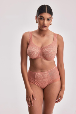 Celeste soft bra – łososiowo- różowy model na duże biusty
