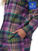 Piżama Key LNS 409 B23 dł/r Flanela 2XL-4XL rozpinana damska Key