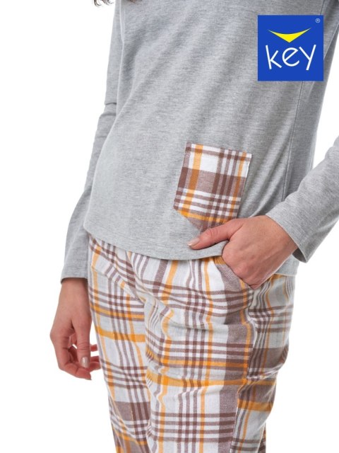 Piżama Key LNS 458 B23 Flanela S-XL damska Key Piżama Key LNS 458 B23 Flanela S-XL damska Key