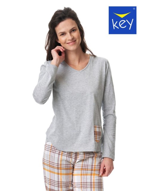 Piżama Key LNS 458 B23 Flanela S-XL damska Key Piżama Key LNS 458 B23 Flanela S-XL damska Key