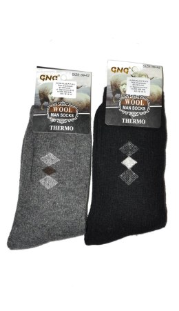 Skarpety GNG 5575 Thermo Wool Romby 39-46 GNG