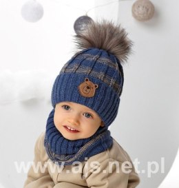 Komplet AJS 46-435 Czapka+golf AJS