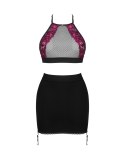 Komplet Obsessive Rosenty Top & Skirt Obsessive