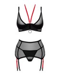 Komplet Obsessive Glandez Set With Garter Belt XS-2XL Obsessive