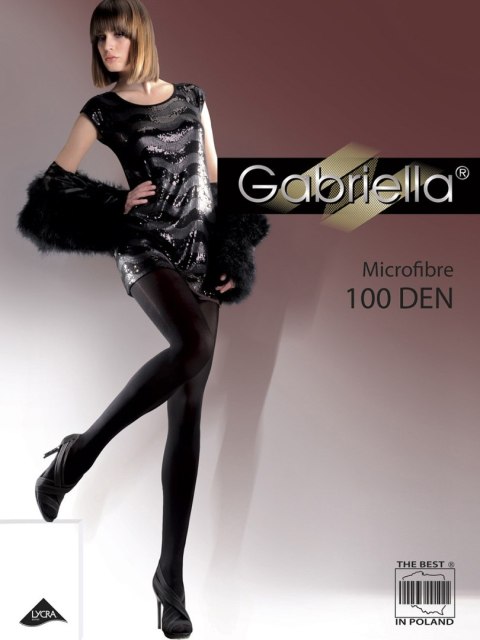 Rajstopy Gabriella 124 Microfibre 100 den 5-XL Gabriella