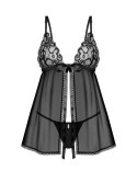 Komplet Obsessive Blomentis Babydoll XS-2XL Obsessive