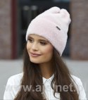 Czapka Off Pink P-020 damska Off Pink