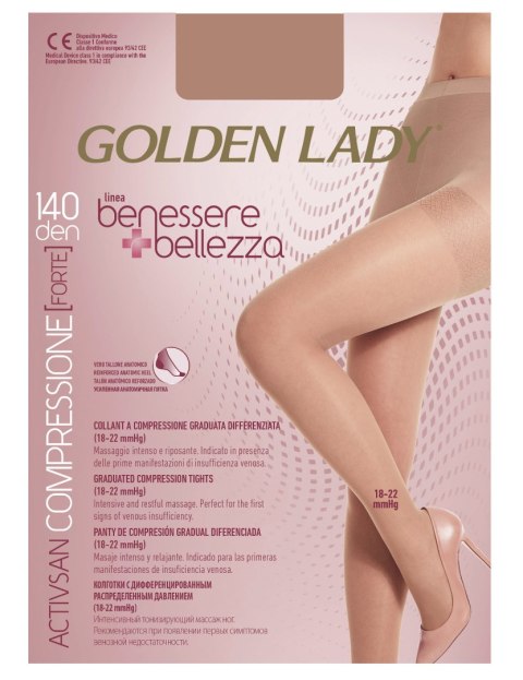 Rajstopy Golden Lady Benessere & Bellezza 140 den Golden Lady