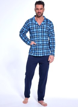 Piżama Cornette 114/76 M-2XL Rozpinana męska Cornette