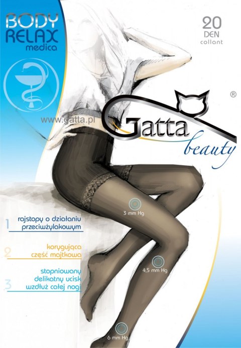 Rajstopy Gatta Body Relax Medica 20 den 2-4 Gatta