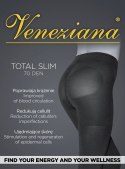 Rajstopy Veneziana Total Slim 70 den 2-4 Veneziana