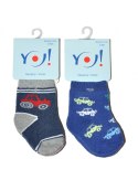 Skarpetki YO! SKF-0002C Baby Boys Frotte 0-9 m-cy YOCLUB